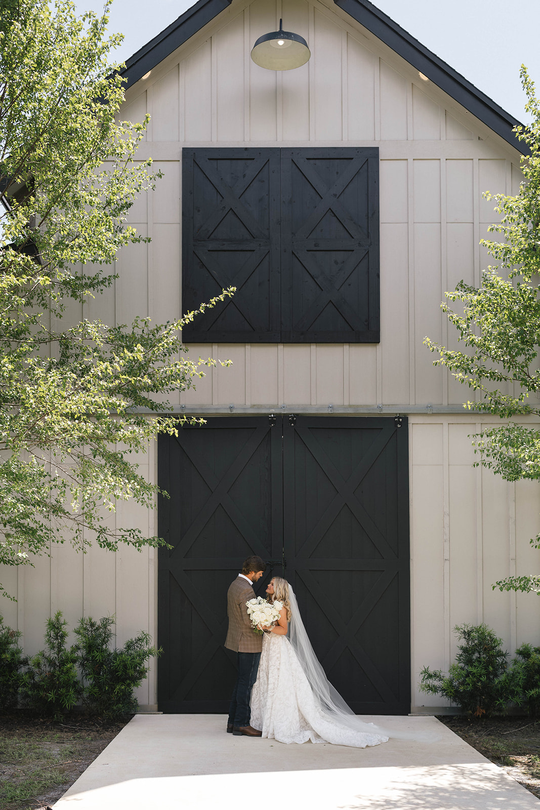 Sierra and Marshall at their Barn at Hidden Oaks wedding in Lake Mary, Florida